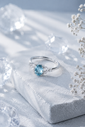 Anello Acquamarina di Marzo | YncantoRoma