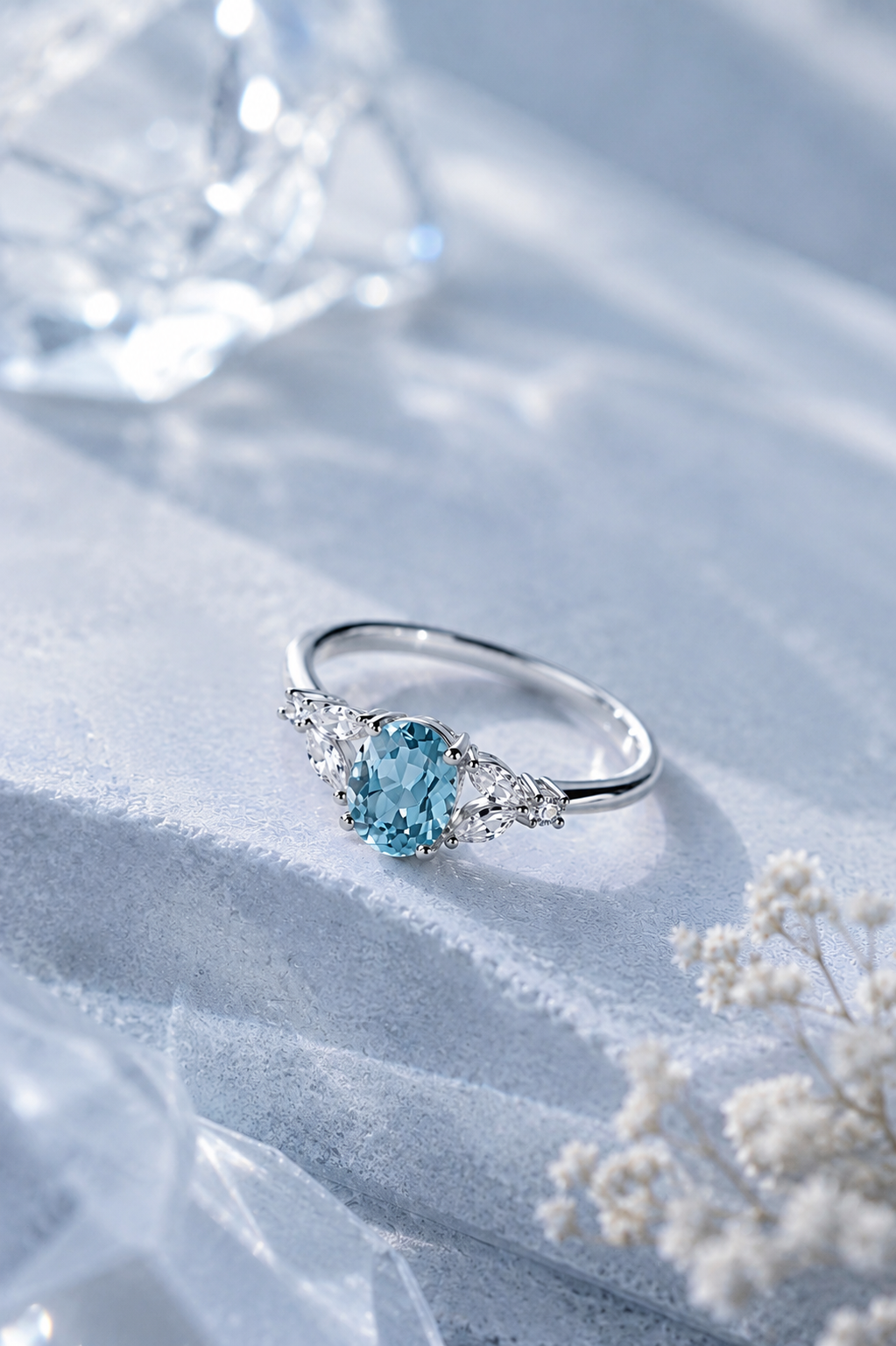 Anello Acquamarina di Marzo | YncantoRoma