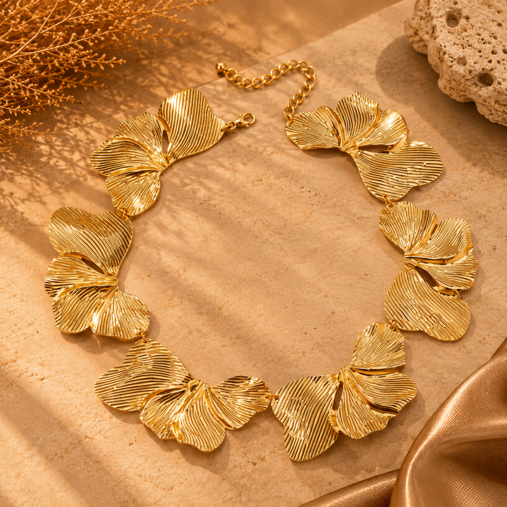 Collana Ginkgo d'Oro | YncantoRoma
