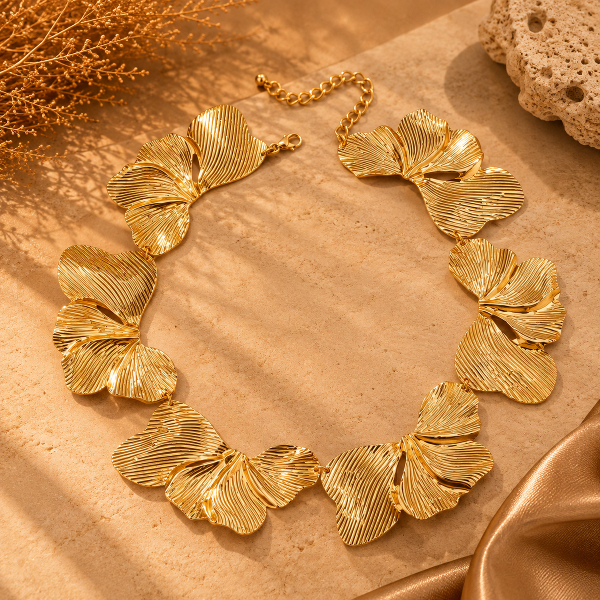 Collana Ginkgo d'Oro | YncantoRoma