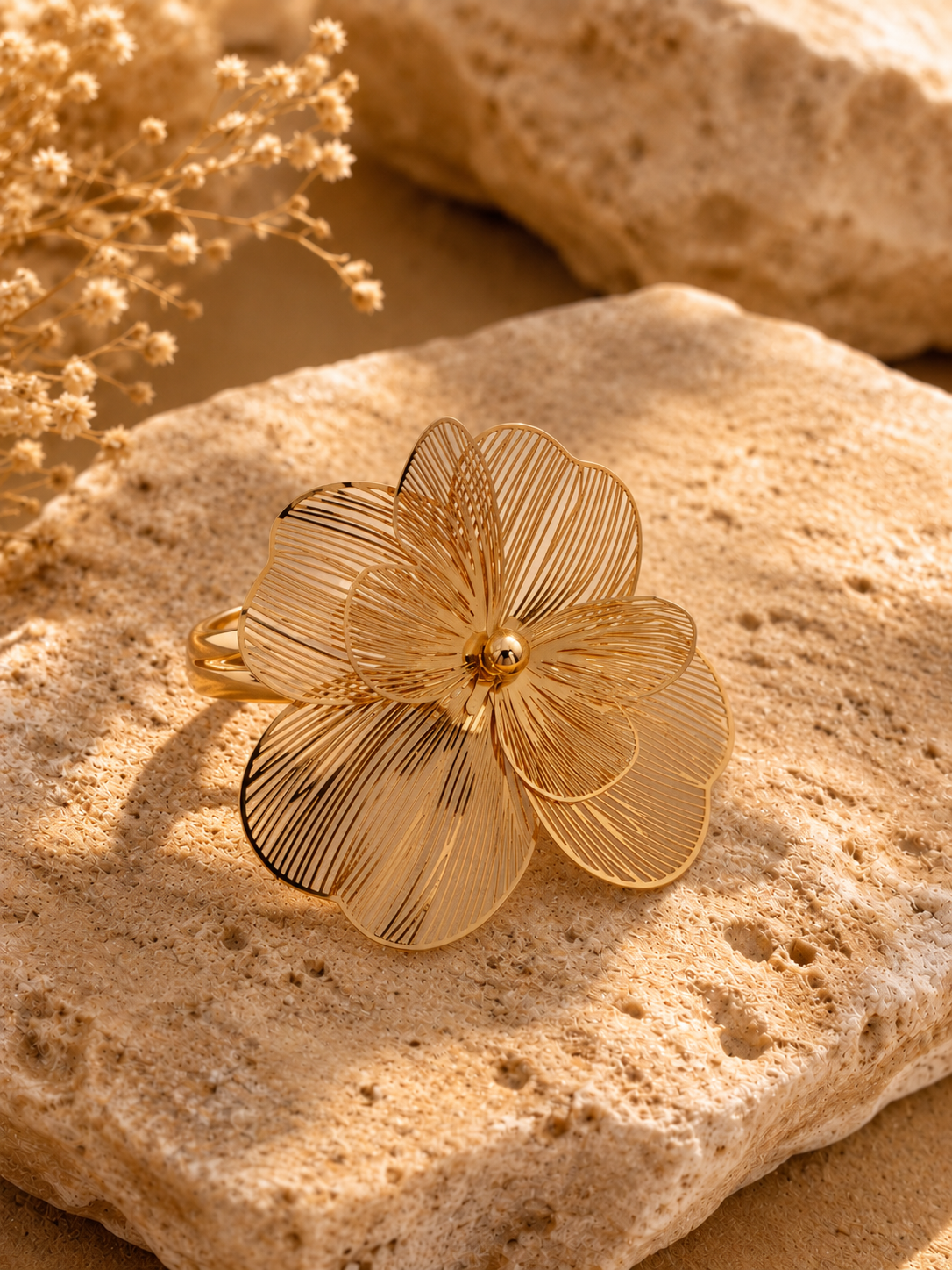 Anello Fiore d'Oro | YncantoRoma