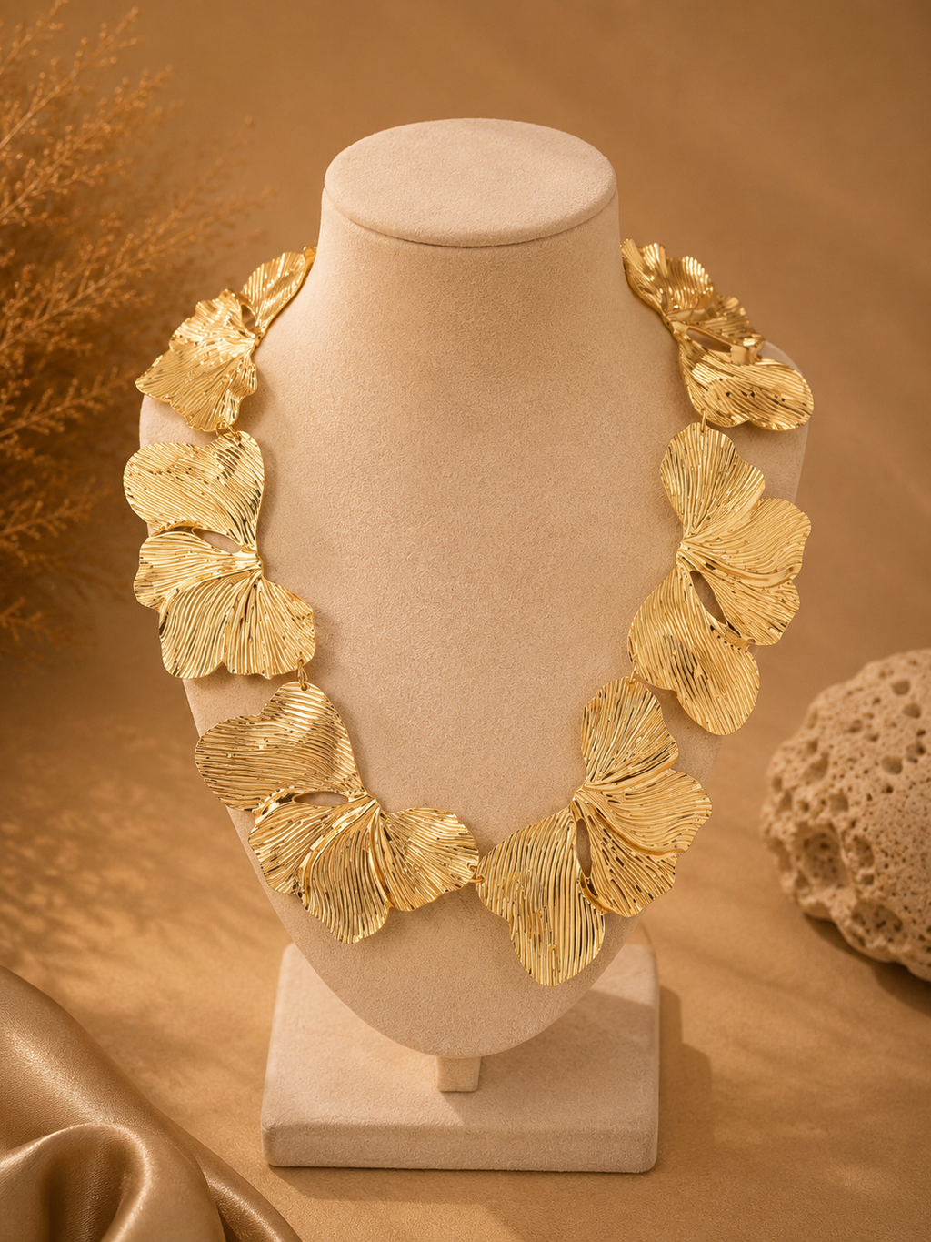 Collana Ginkgo d'Oro | YncantoRoma
